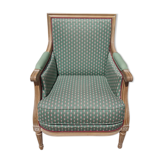 Bergère style Louis XVI verte