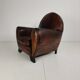 Leather Art Deco Gentleman’s Club Chair