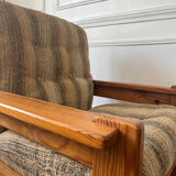 Fauteuil en pin vintage 70/80