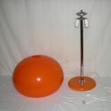 Orange mushroom lamp from the 60s - 70s