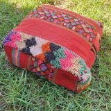 Moroccan carpet pouf