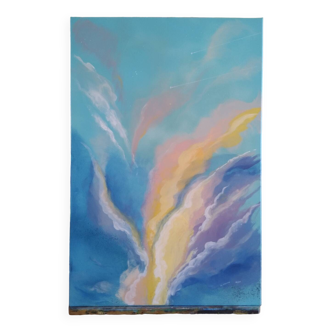Starry sky painting
