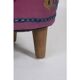 Modern Handwoven Uzbek Suzani Ottoman Footstool