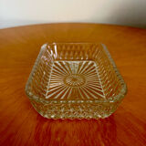 Plat en verre vintage 1960