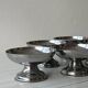 Lot de 10 coupes à glace vintage en inox argenté