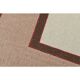 1970s vintage Turkish handmade wool & cotton beige area rug