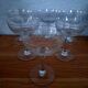 6 coupes à champagne en cristal taillé années 1910