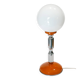 1970s chrome and orange table lamp design