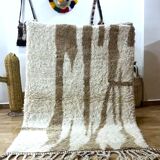 Berber Beni Ouarain rug from Morocco - Handmade wool, 180×120 cm