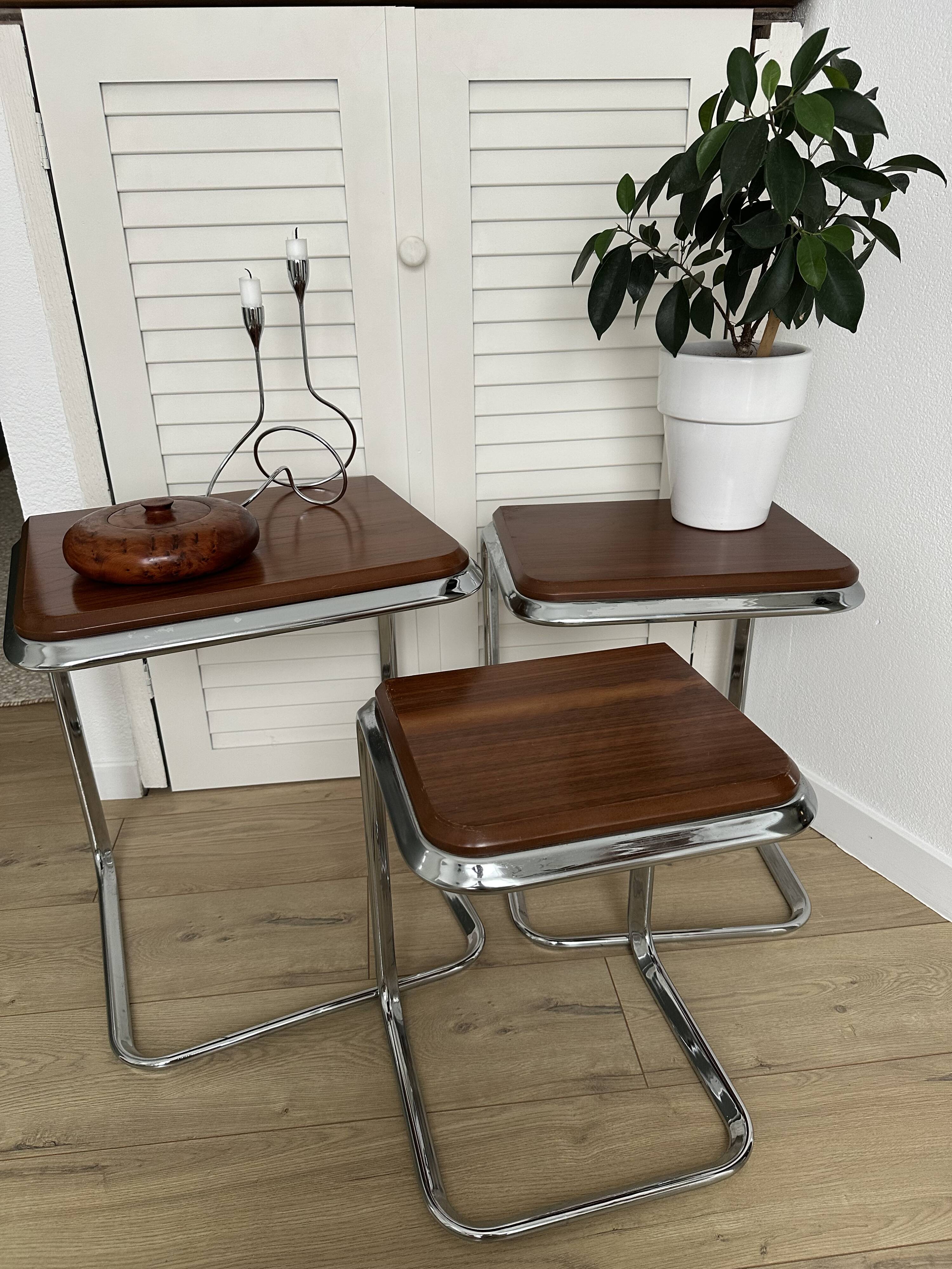 Set of 3 Vintage Nesting Tables
