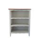 Old white and wood bookshelf