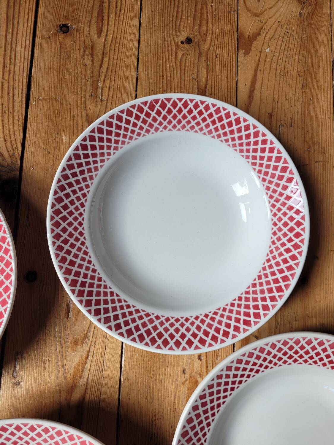 Five soup plates FB85 Badonviller