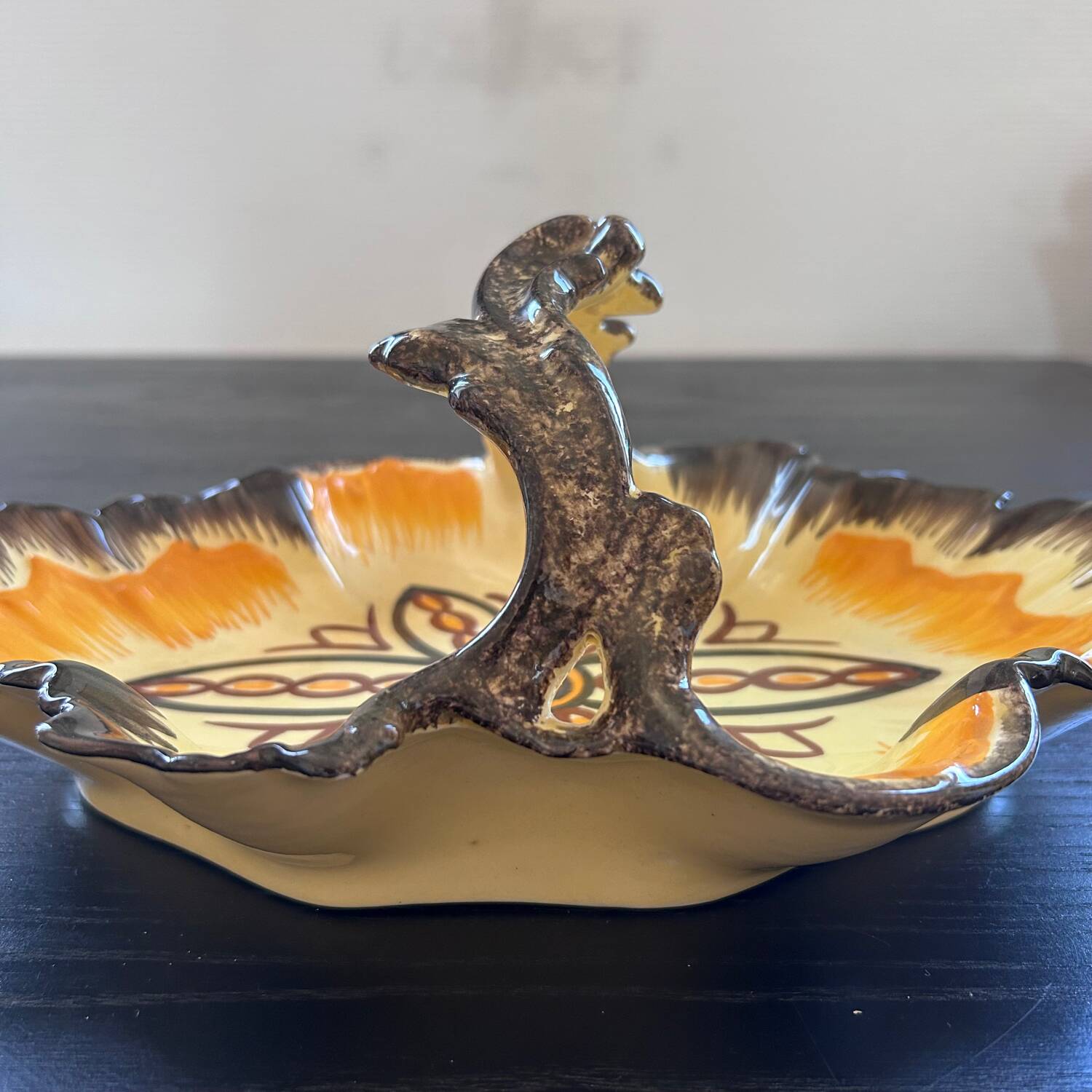 Dish signed HB Quimper