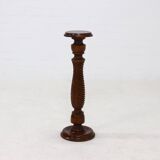 Decorative Solid Wooden Pedestal 1970s