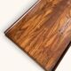 Vintage teak coffee table with a reversible top.