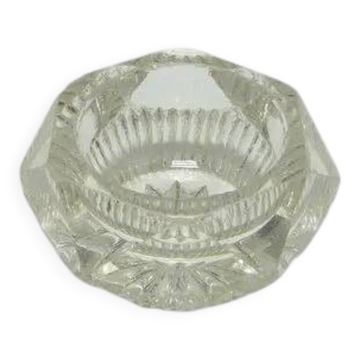 Salière ABF, art déco, verre transparent, Ząbkowice, Pologne
