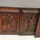 Four old wooden carvings to hang on the wall.