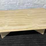 Travertine coffee table from the 70s Italy