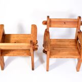 David Rosèn, pair of Berga armchairs for Nordiska Kompaniet, 1944.