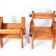 David Rosèn, pair of Berga armchairs for Nordiska Kompaniet, 1944.
