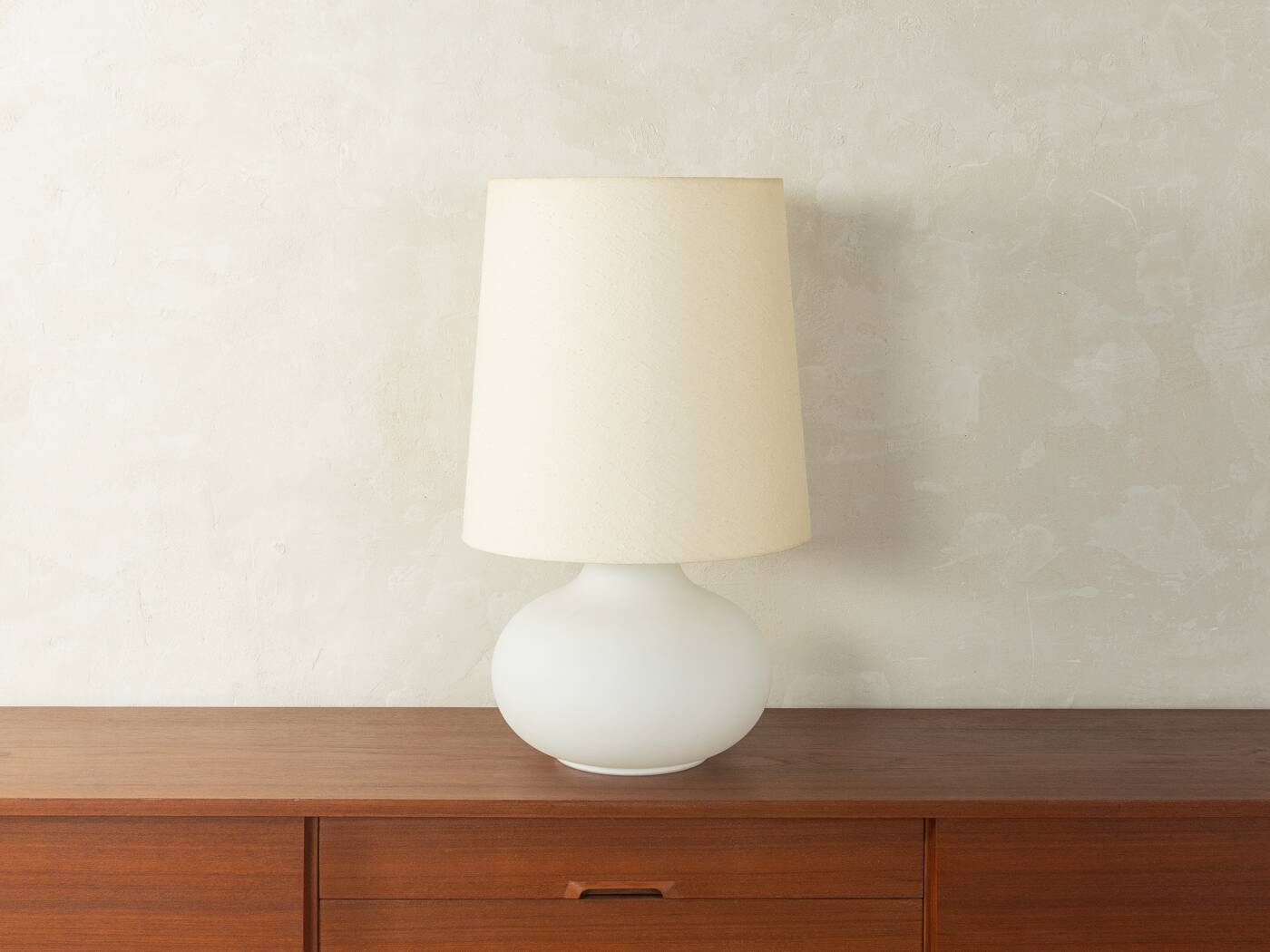 1970s table lamp, Heinz Josef Ohm, Glashütte Limburg, vintage