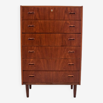 Teak chest of drawers Denmark 1960s
