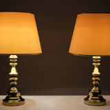 Table lamps, USA, 1970s, set of 2