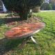 Vintage coffee table by Jean Jaffeux