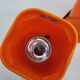 Designer lamp in orange plastic Space Age Vintage 1970 Vintage set of 2