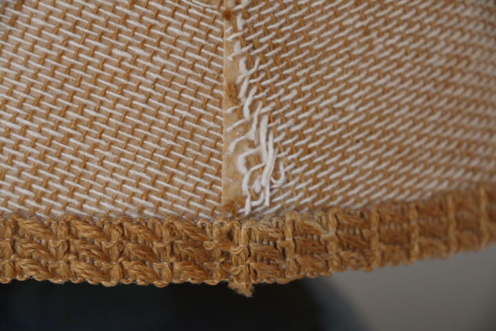 Blue ceramic lamp with lampshade