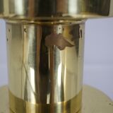 Lamp Kaiser brass glass & amber