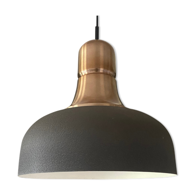 Lampe suspendue en aluminium design hollandais 1970s 80s vintage faite par Raak Amsterdam