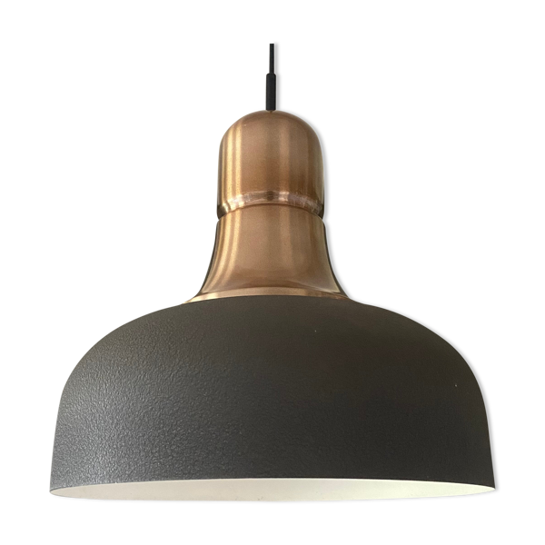 Lampe suspendue en aluminium design hollandais 1970s 80s vintage faite par Raak Amsterdam