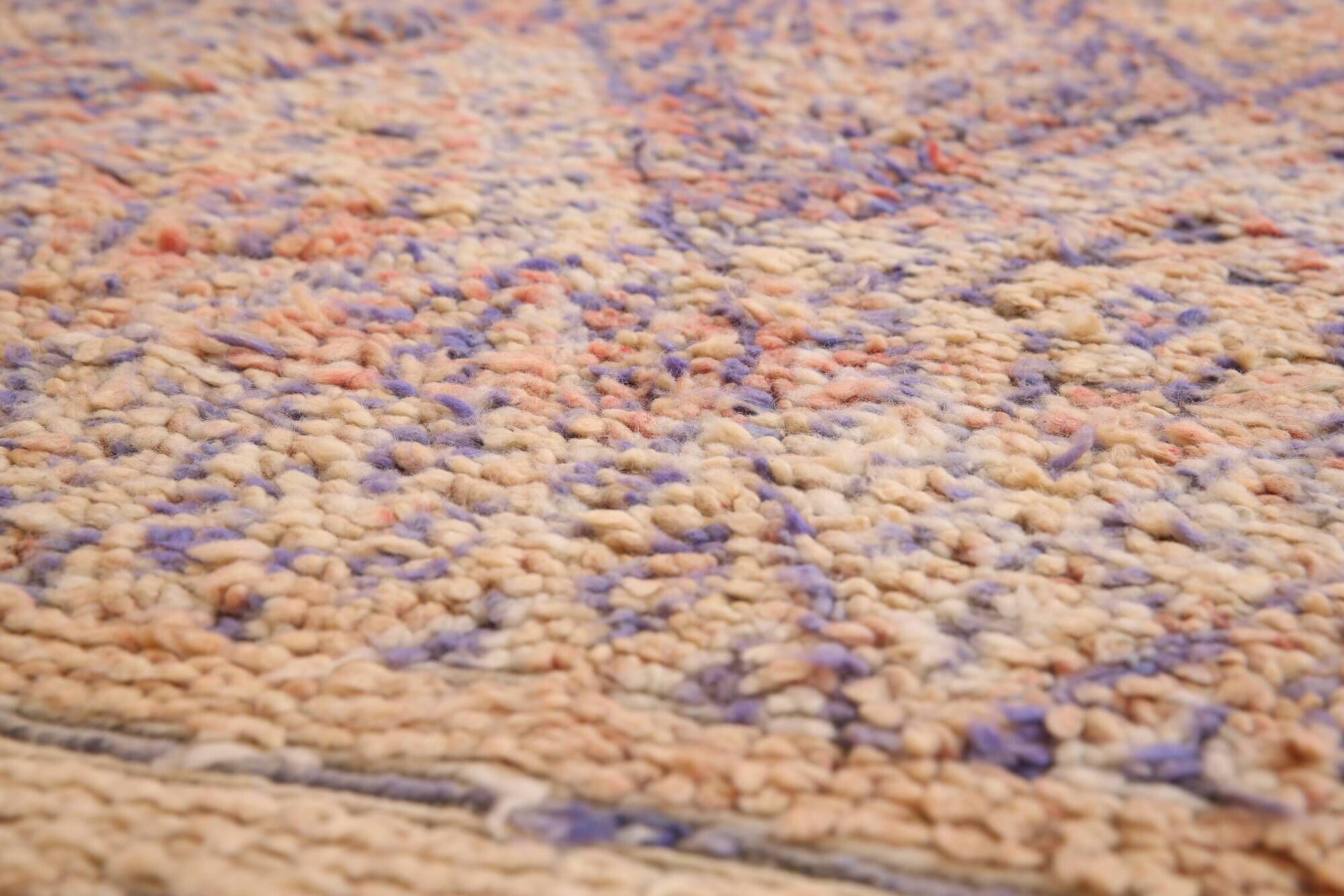 Vintage Beni Mguild Rug 208 x 340 cm, Old Moroccan Rug Handmade, Berber Rug