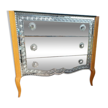 Art Deco mirrored chest of drawers