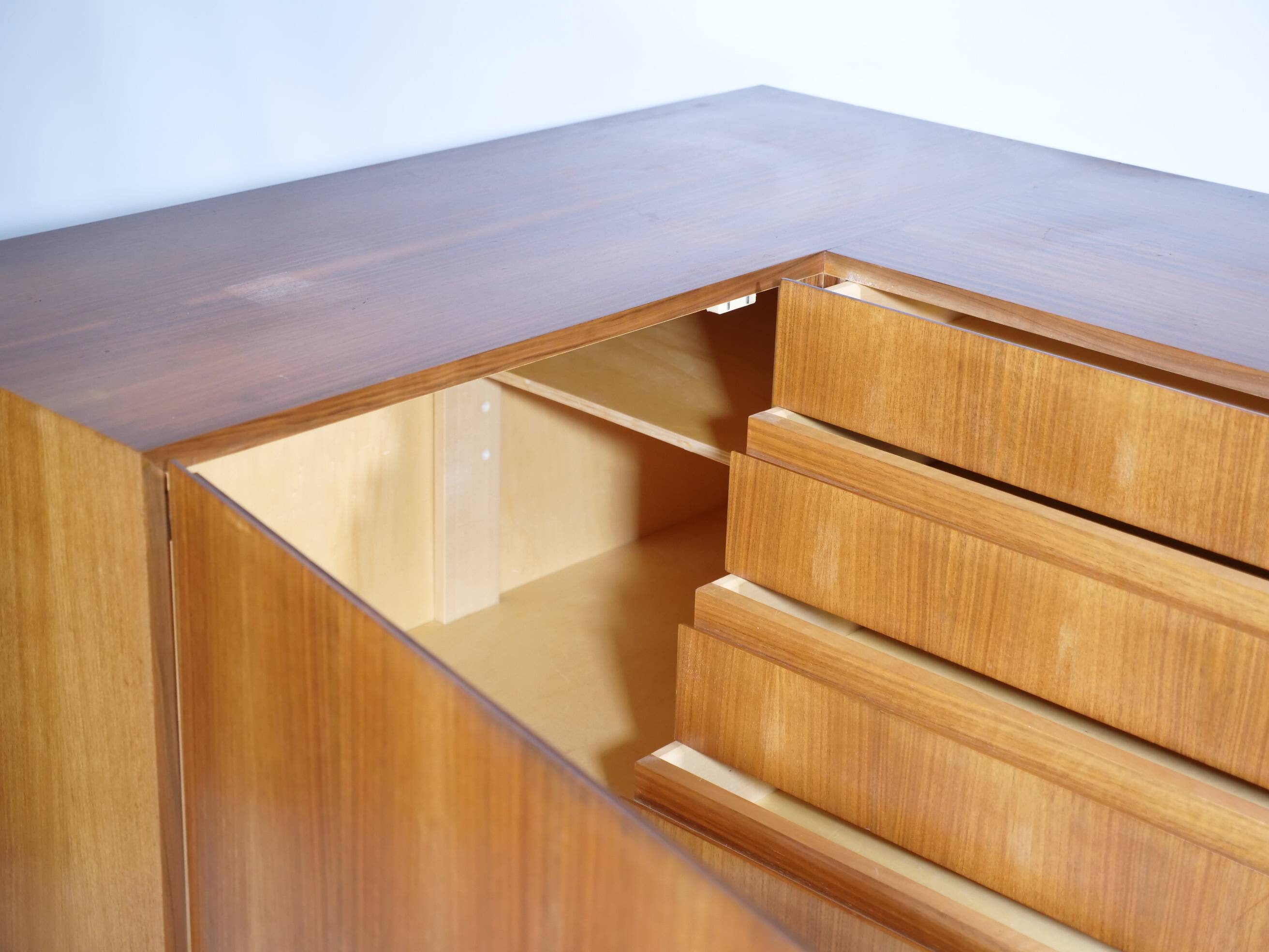 Mid-Century Corner Sideboard from the 1960s
