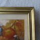 Cadre bois doré vintage 17 x 18