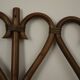 Rattan coat hanger