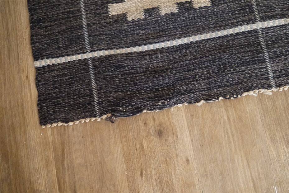 Vintage Swedish wool rug "Rolakan" 1960