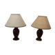Duo of bedside lamps