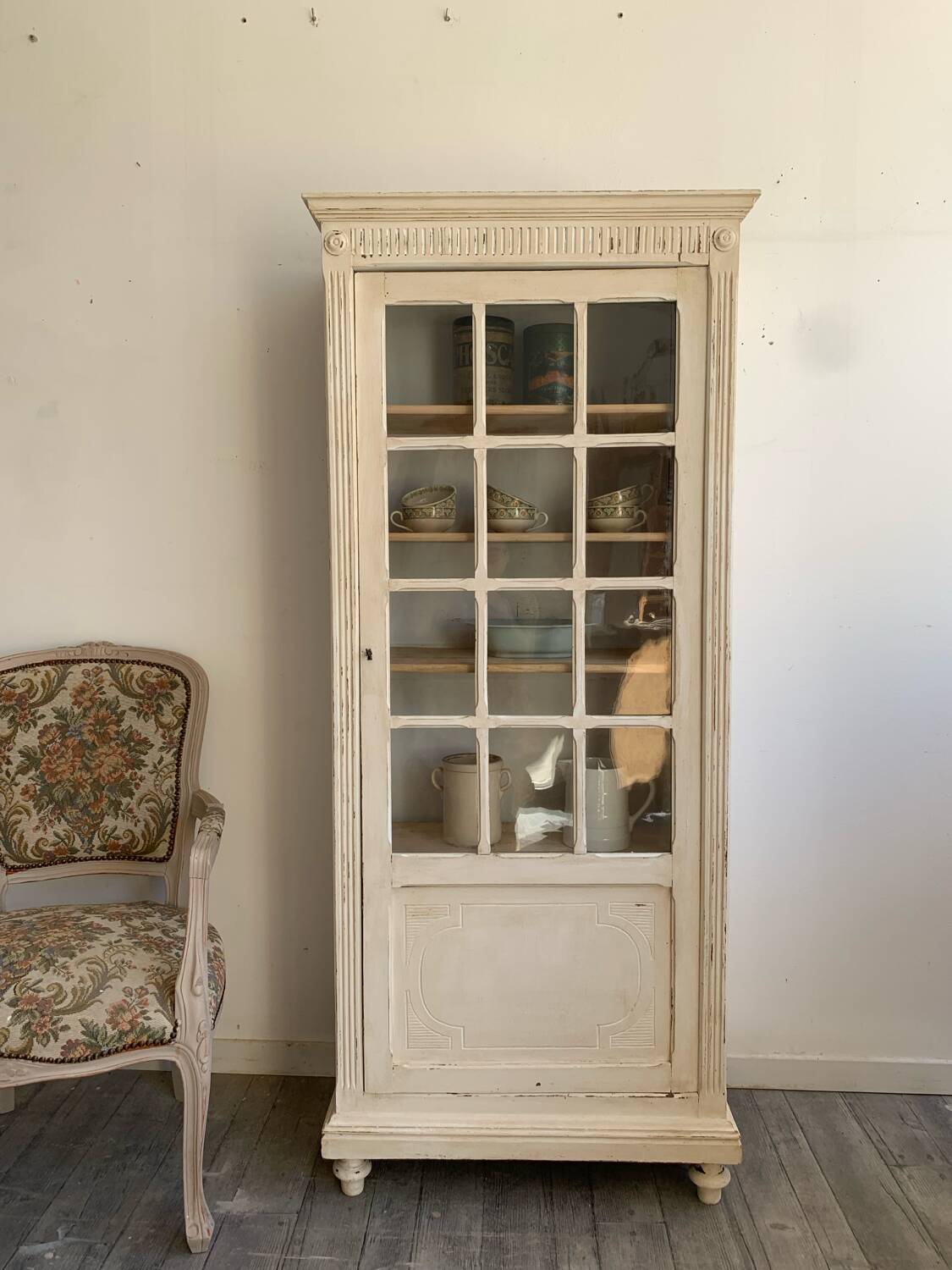 Parisian glass cabinet