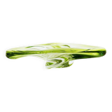 Mid-Century Crystal Art Glass Fruit Bowl from Val Saint Lambert, Belgium, 1960s