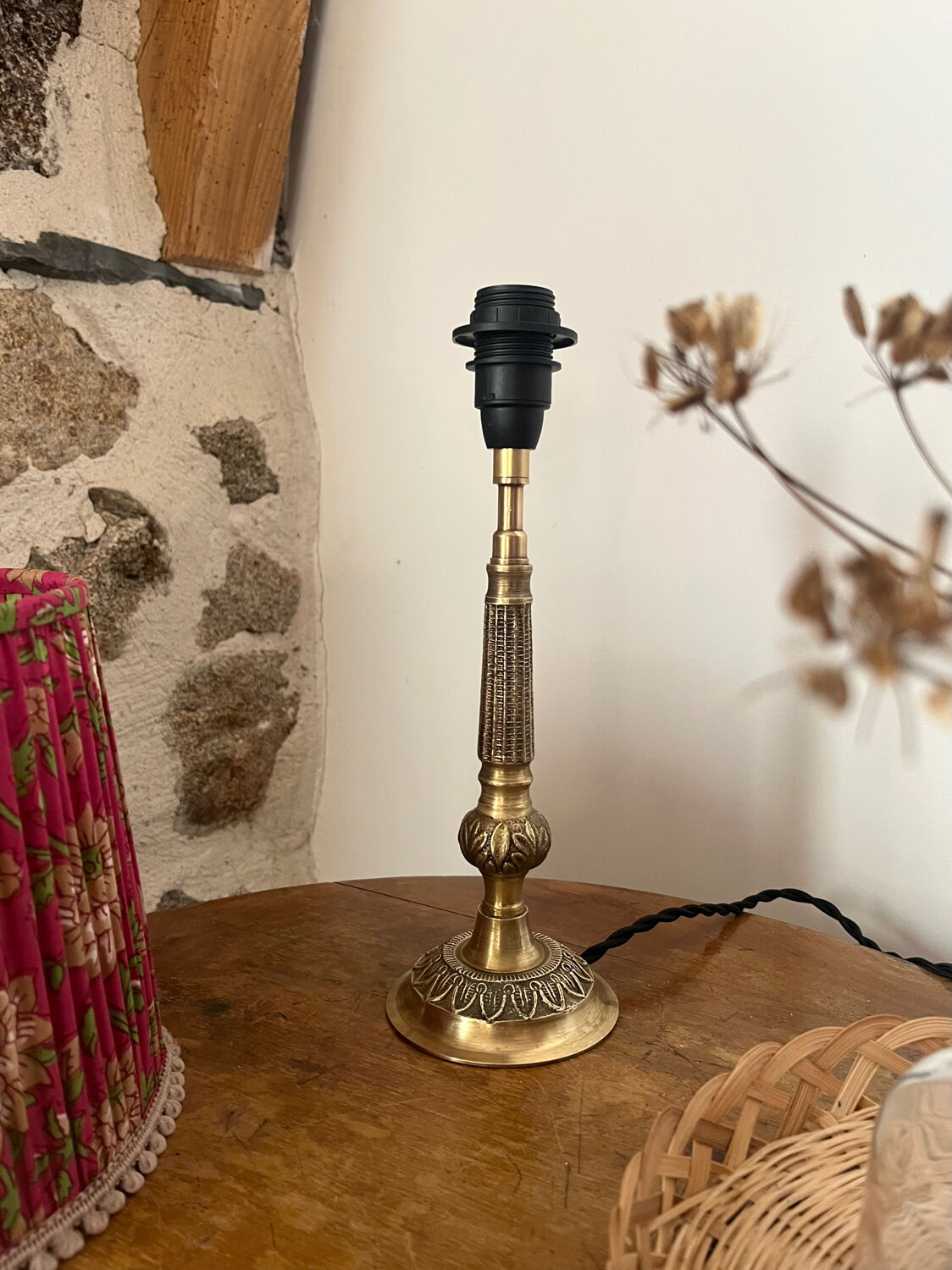 Renovated antique lamp