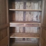 Antique walnut cabinet