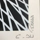 Kinetic Art. Signed and framed lithograph by C. du PLESSIS.