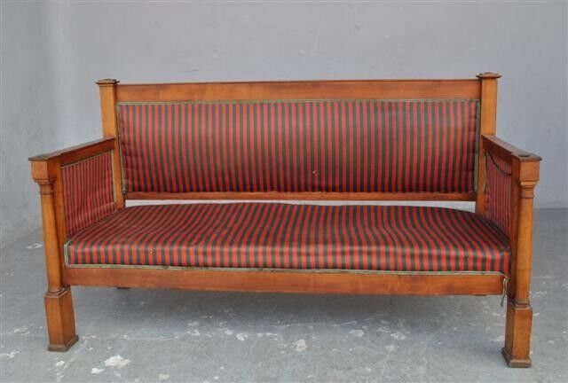 Seat style Empire early 1900s mahogany