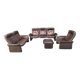 Vintage DS 50 sofa set by Desede, 1970s