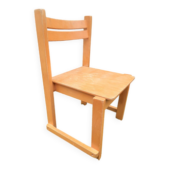 Wooden children's chair, IKEA 70s