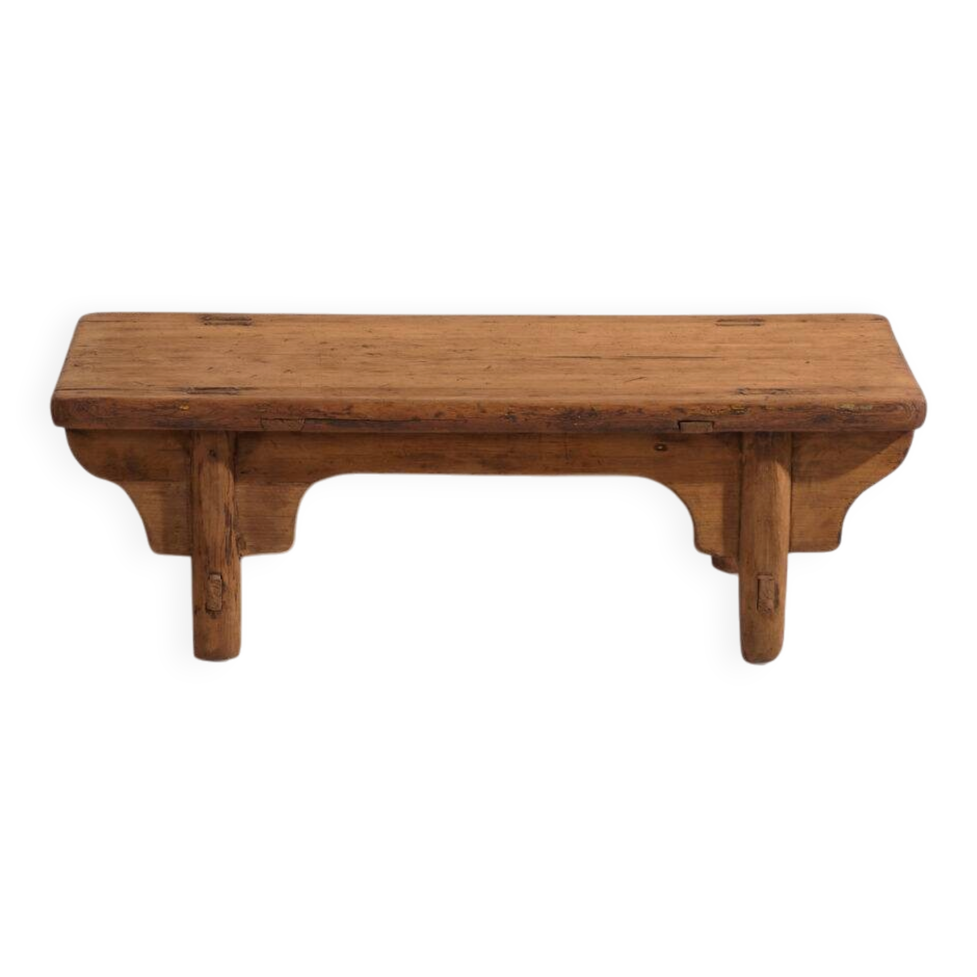 Table basse ancienne en bois de pin – Chine, circa 1930