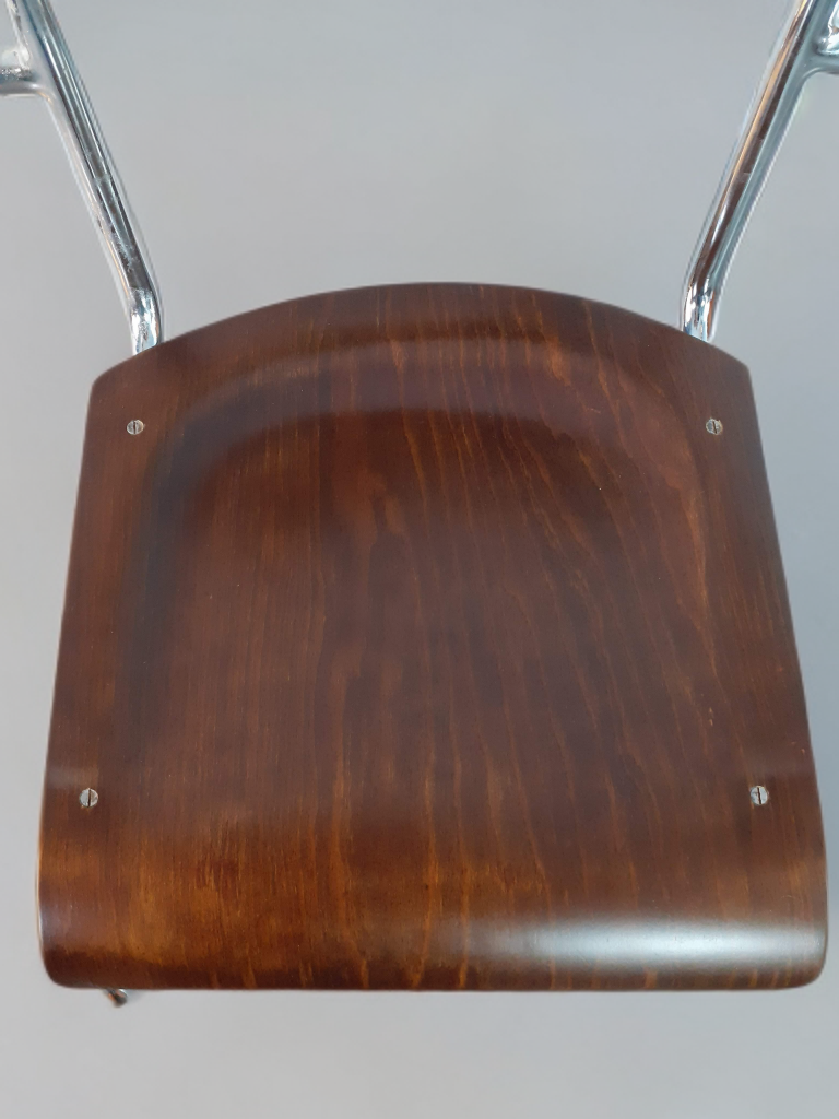 Paire de chaises Mücke Melder, Bauhaus tchèque 1930s